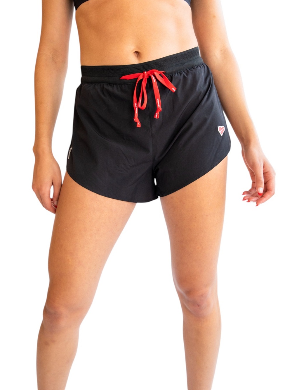 Heartbreak Women's Bear Cage 2'' High Split Running Shorts Liner